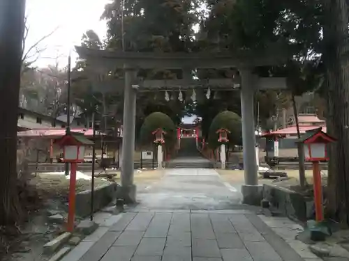 遠野郷八幡宮の鳥居