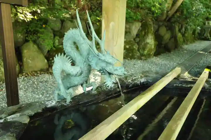 富士山東口本宮 冨士浅間神社の手水舎