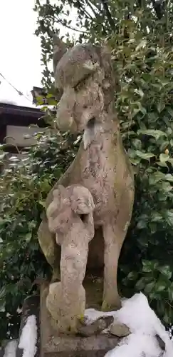 田中稲荷神社の狛犬