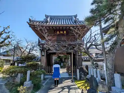 斉年寺の山門