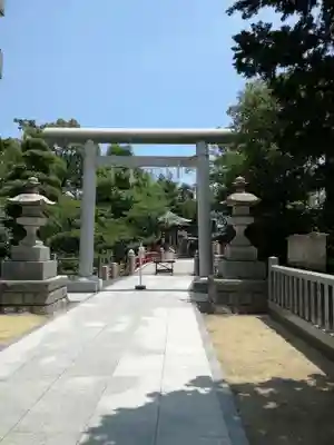 松戸神社の鳥居