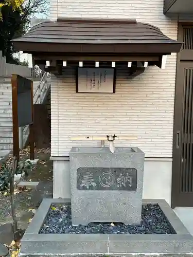 中村八幡宮の手水舎