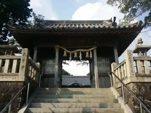 上田八幡神社の山門