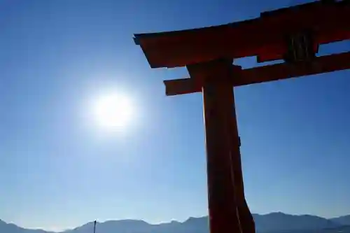 厳島神社の鳥居