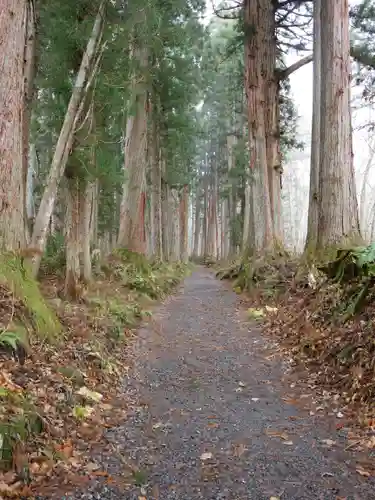 戸隠神社奥社の景色