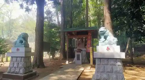 神明社の狛犬