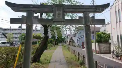 武蔵國府八幡宮の鳥居