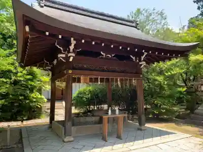 御霊神社(上御霊神社)の手水舎