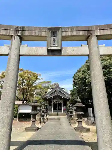 駕輿八幡宮の鳥居