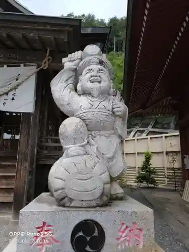 太平山神社の像