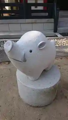 綱敷天満神社の狛犬