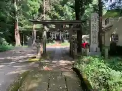 村檜神社の鳥居