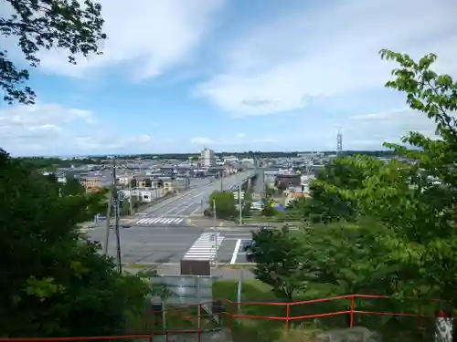 星置神社の景色