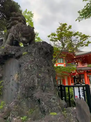 千葉神社の狛犬