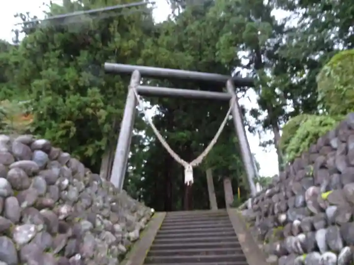 健武山神社の鳥居