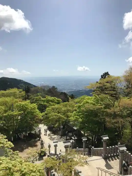 大山阿夫利神社の景色