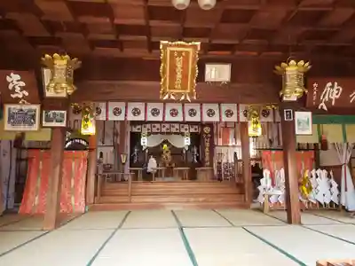 村國真墨田神社の本殿・本堂