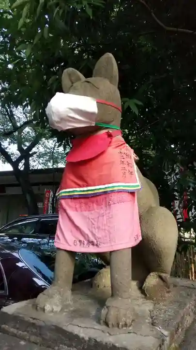 王子稲荷神社の狛犬