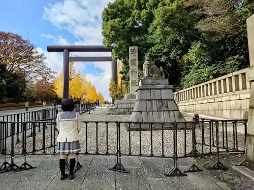 靖國神社の鳥居