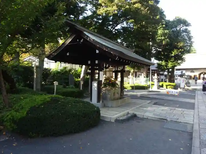 松陰神社の手水舎