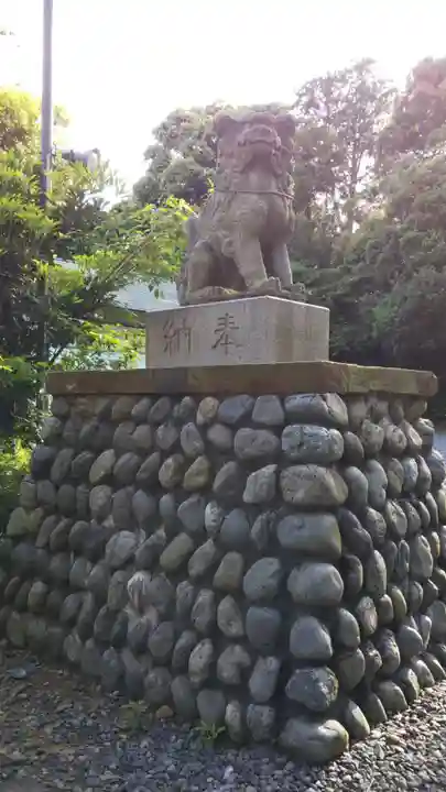 神戸大井神社の狛犬