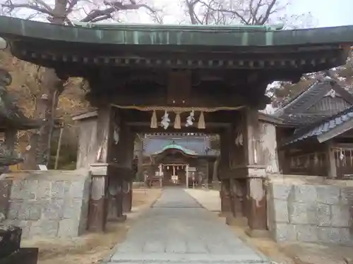 綾部八幡神社の山門・神門