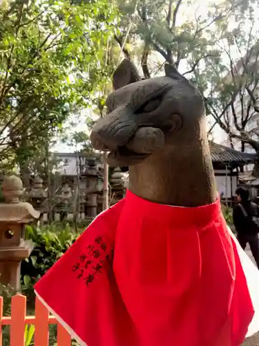 杭全神社の狛犬