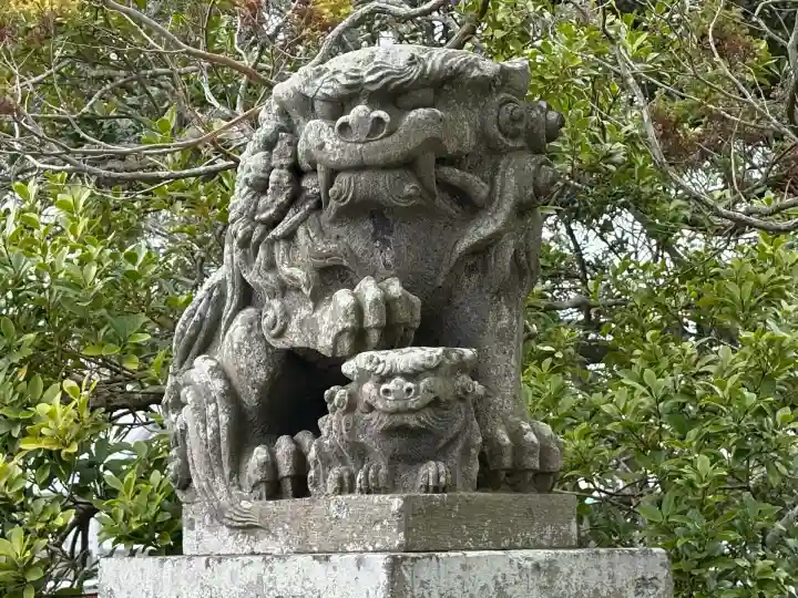 小名浜諏訪神社 ~海の鎮守様~の狛犬