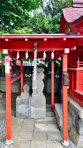 函館厳島神社の像