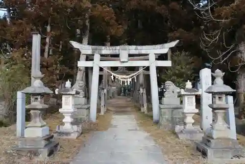 夏井諏訪神社の鳥居