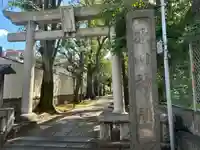 桐ヶ谷氷川神社の鳥居