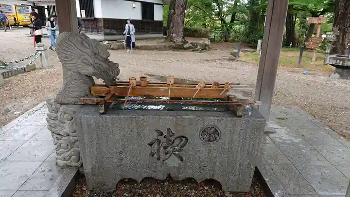 龍城神社の手水舎