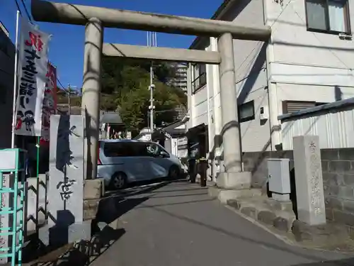 太田杉山神社・横濱水天宮の鳥居