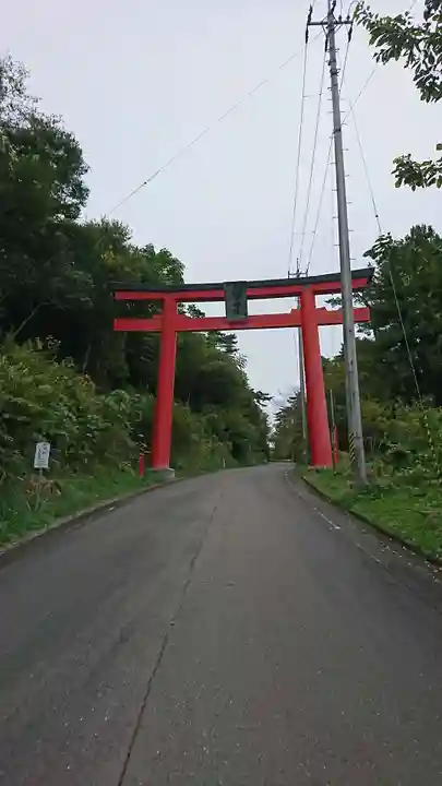 上沼八幡神社の鳥居