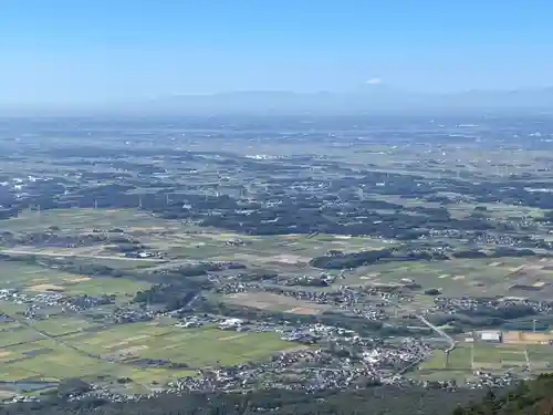 筑波山神社 女体山御本殿の景色