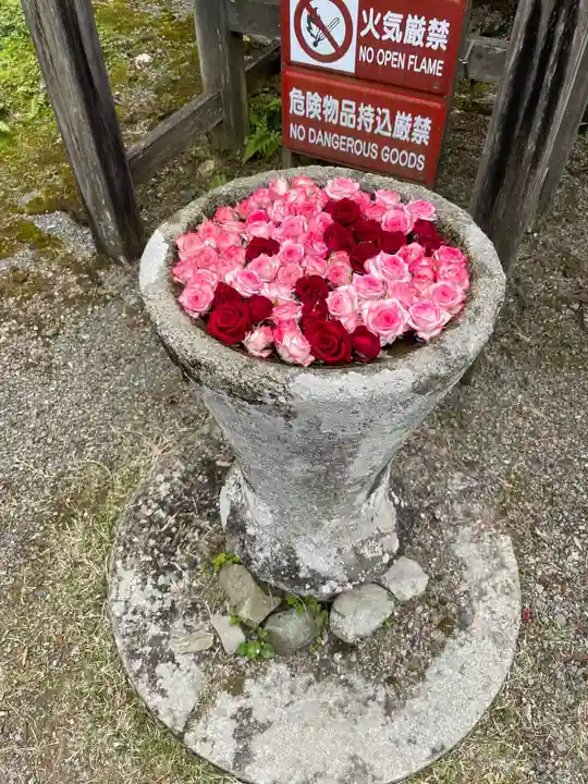 丹生都比売神社の手水舎