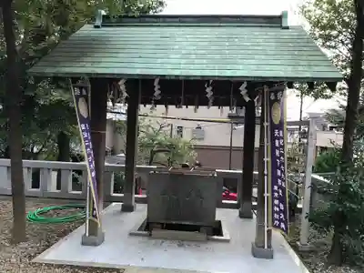 代田八幡神社の手水舎