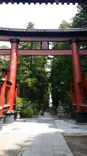 北口本宮冨士浅間神社の鳥居