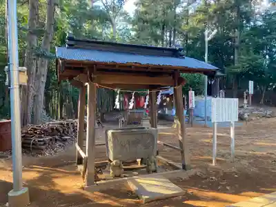 吉田杉山神社の手水舎