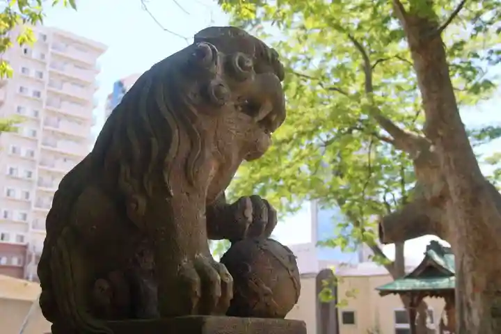 阿邪訶根神社の狛犬