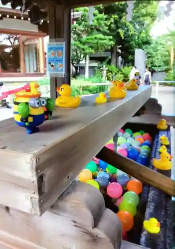 鳩森八幡神社の手水