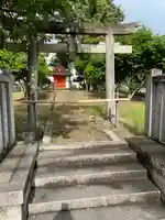 西大寺石落神社本殿の鳥居