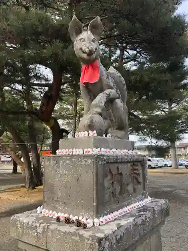 竹駒神社の狛犬