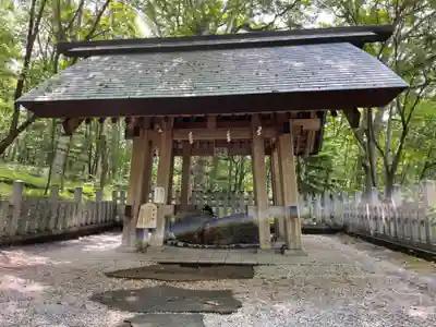 士別神社の手水舎