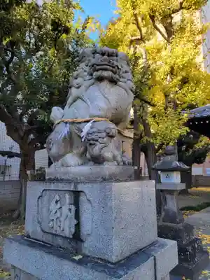 竹塚神社の狛犬