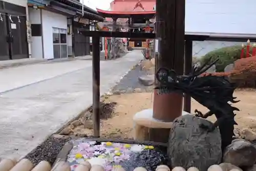 大鏑神社の手水