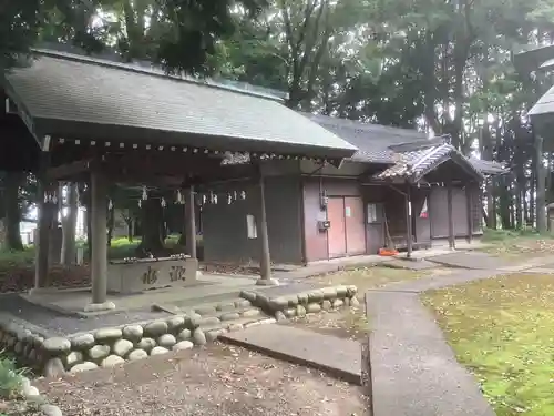 神明社（外坪神明社）の手水舎