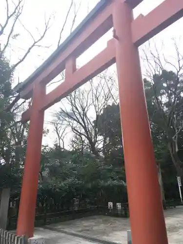 稲毛浅間神社の鳥居