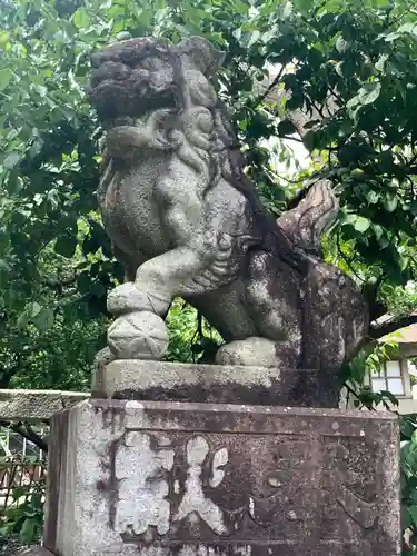 矢奈比賣神社（見付天神）の狛犬