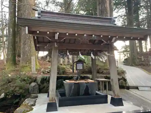 富士山東口本宮 冨士浅間神社の手水舎